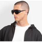 C Sport 09/S/XT, Matte Black and Red/Grey Polarised Lenses