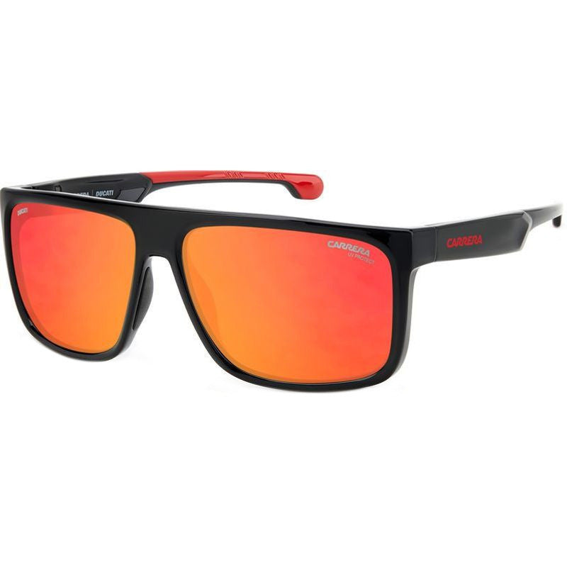 Carduc 011/S, Black Red/Red Mirror Lenses