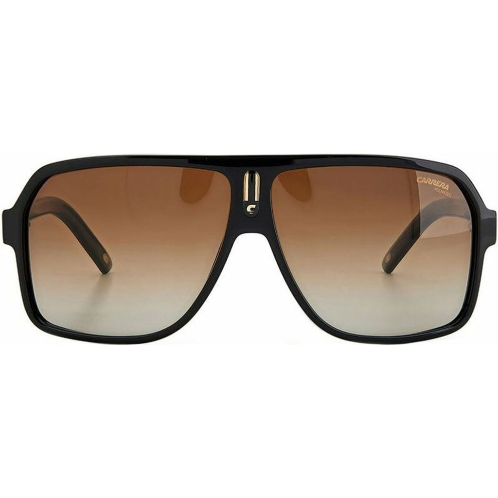 Carrera 27, Shiny Black/Brown Gradient Polarised Lenses