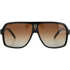 Carrera 27, Shiny Black/Brown Gradient Polarised Lenses