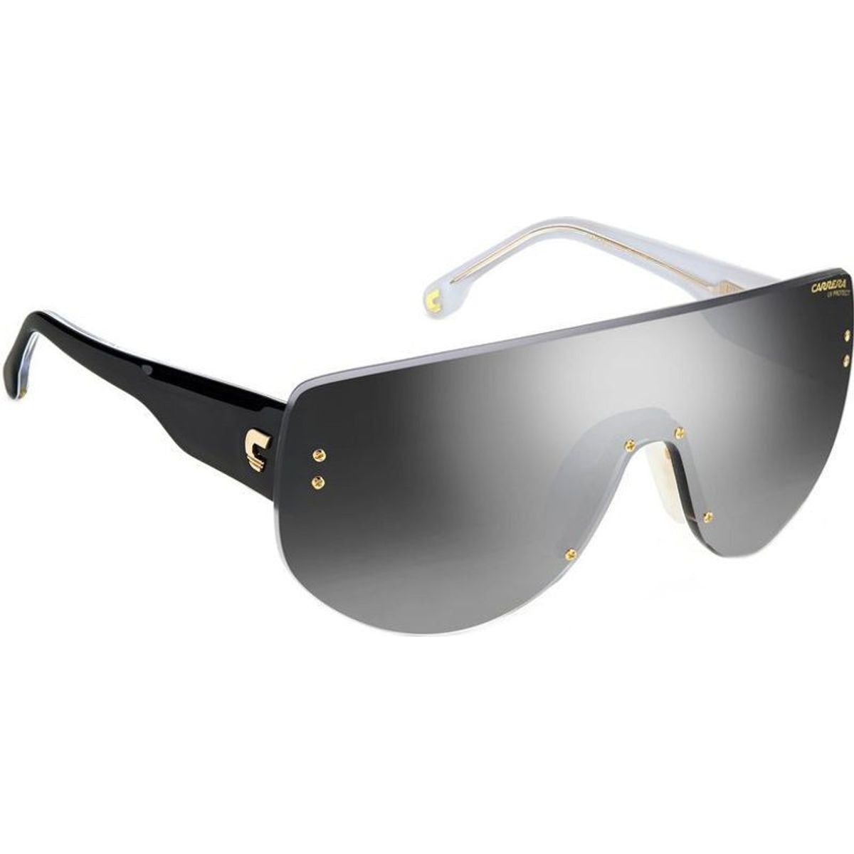 Flaglab 12, Silver Black/Silver Mirror Lenses