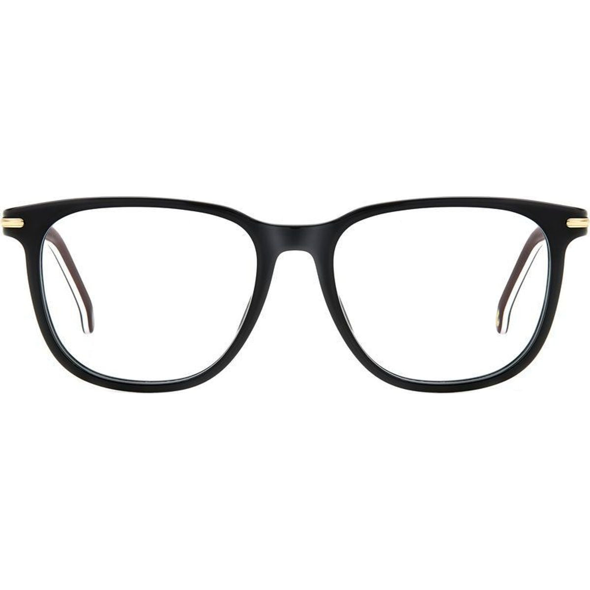 Carrera 308, Striped Black/Clear Lenses