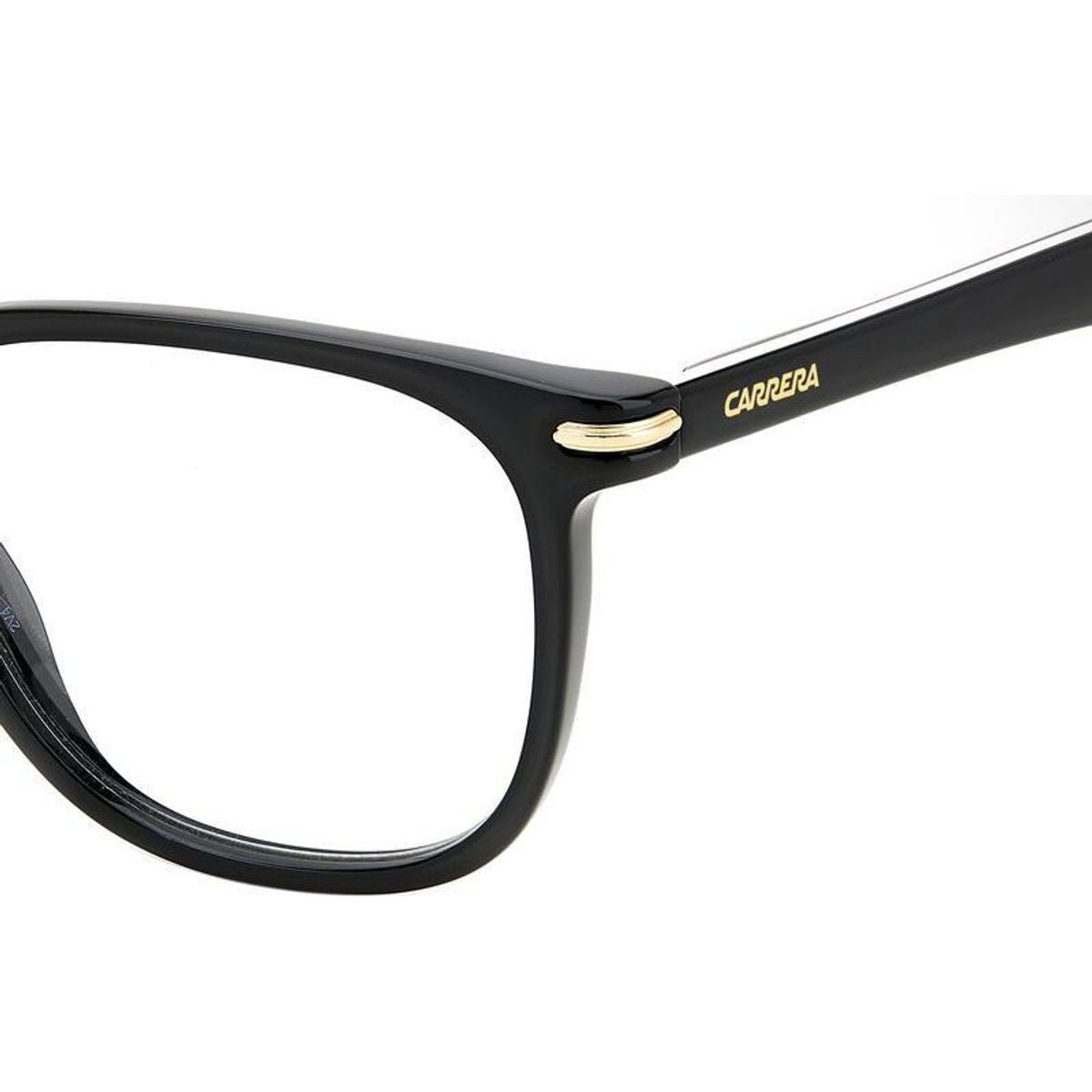 Carrera 308, Striped Black/Clear Lenses