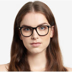 Carrera 308, Striped Black/Clear Lenses