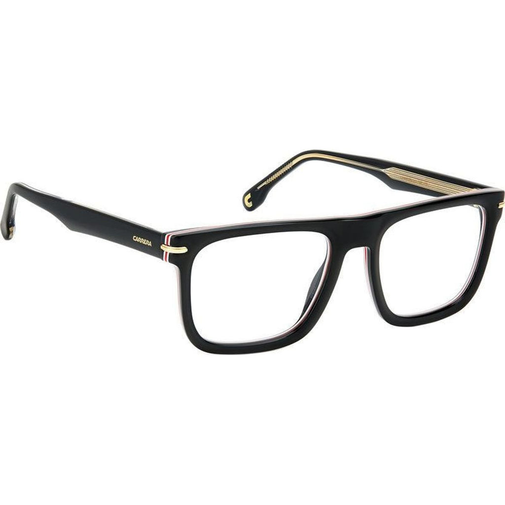 Carrera 312, Striped Black/Clear Lenses