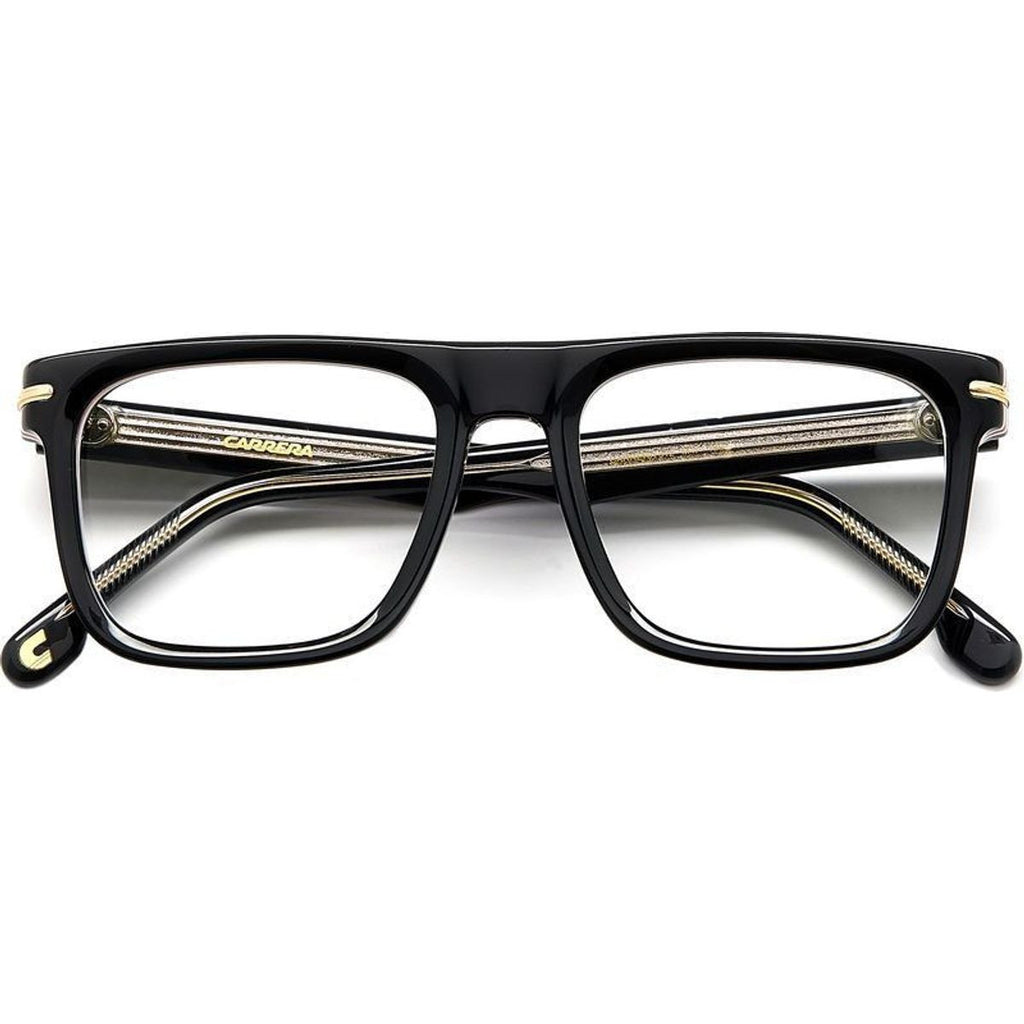 Carrera 312, Striped Black/Clear Lenses