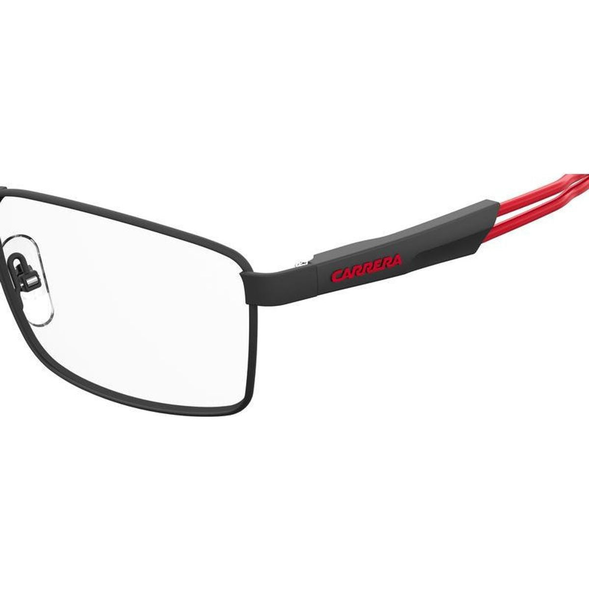Carrera 4409, Matte Black Red/Clear Lenses