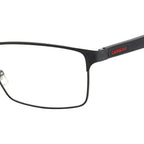 Carrera 8863, Matte Black/Clear Lenses