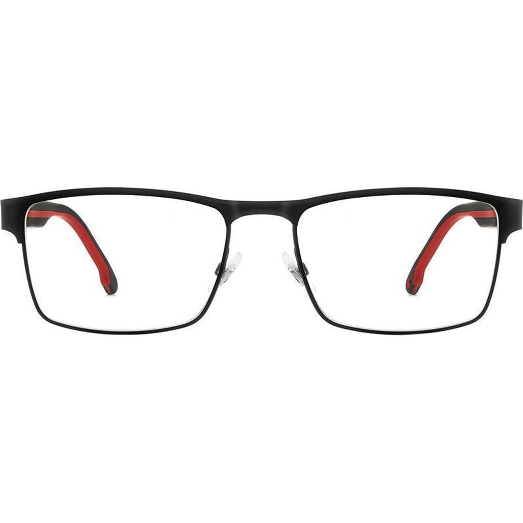 Carrera 8884, Matte Black Red/Clear Lenses