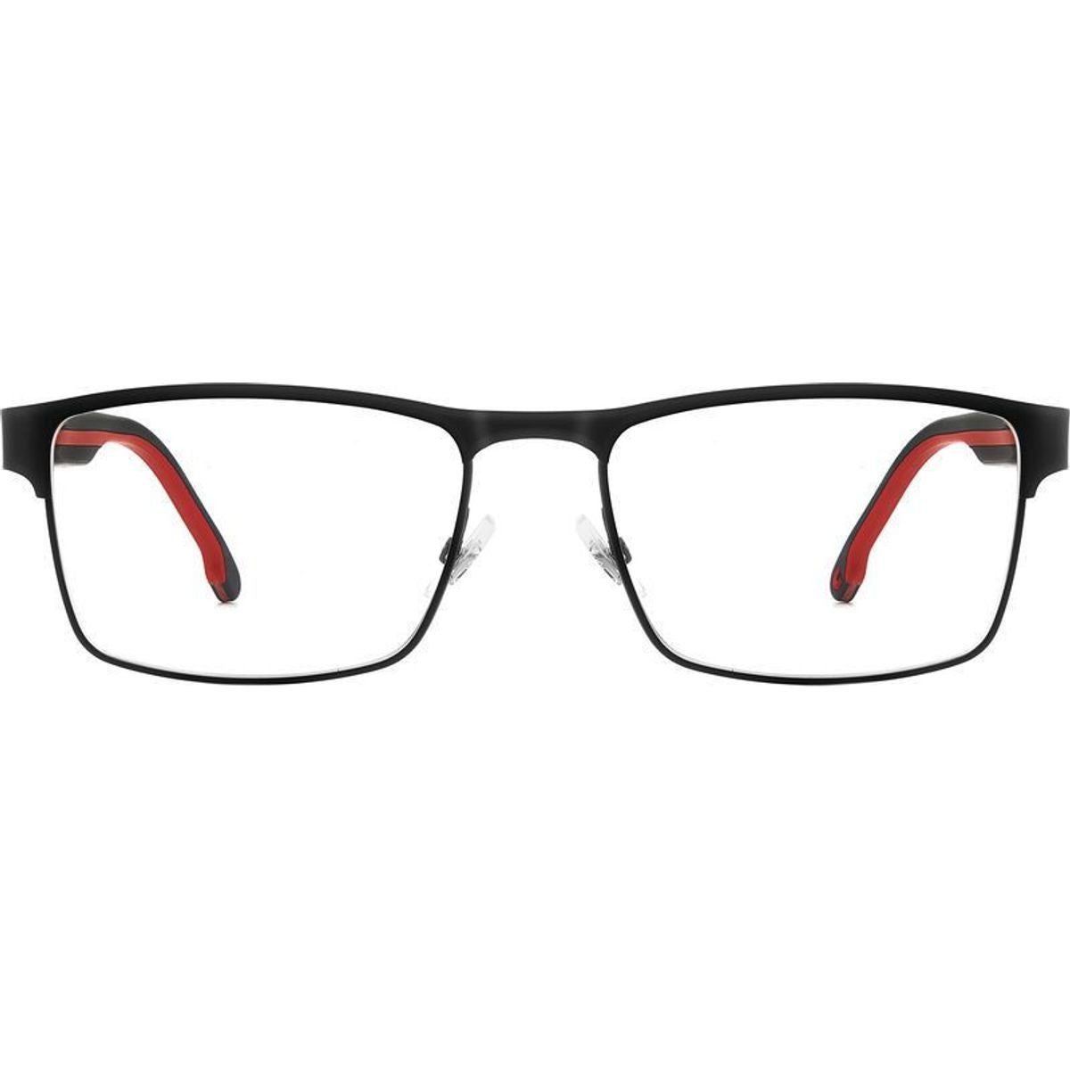 Carrera 8884, Matte Black Red/Clear Lenses