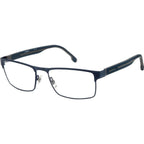 Carrera 8884, Matte Blue Grey/Clear Lenses