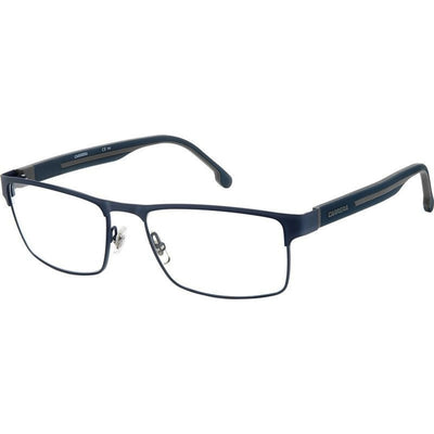 Carrera 8884, Matte Blue Grey/Clear Lenses