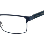 Carrera 8884, Matte Blue Grey/Clear Lenses