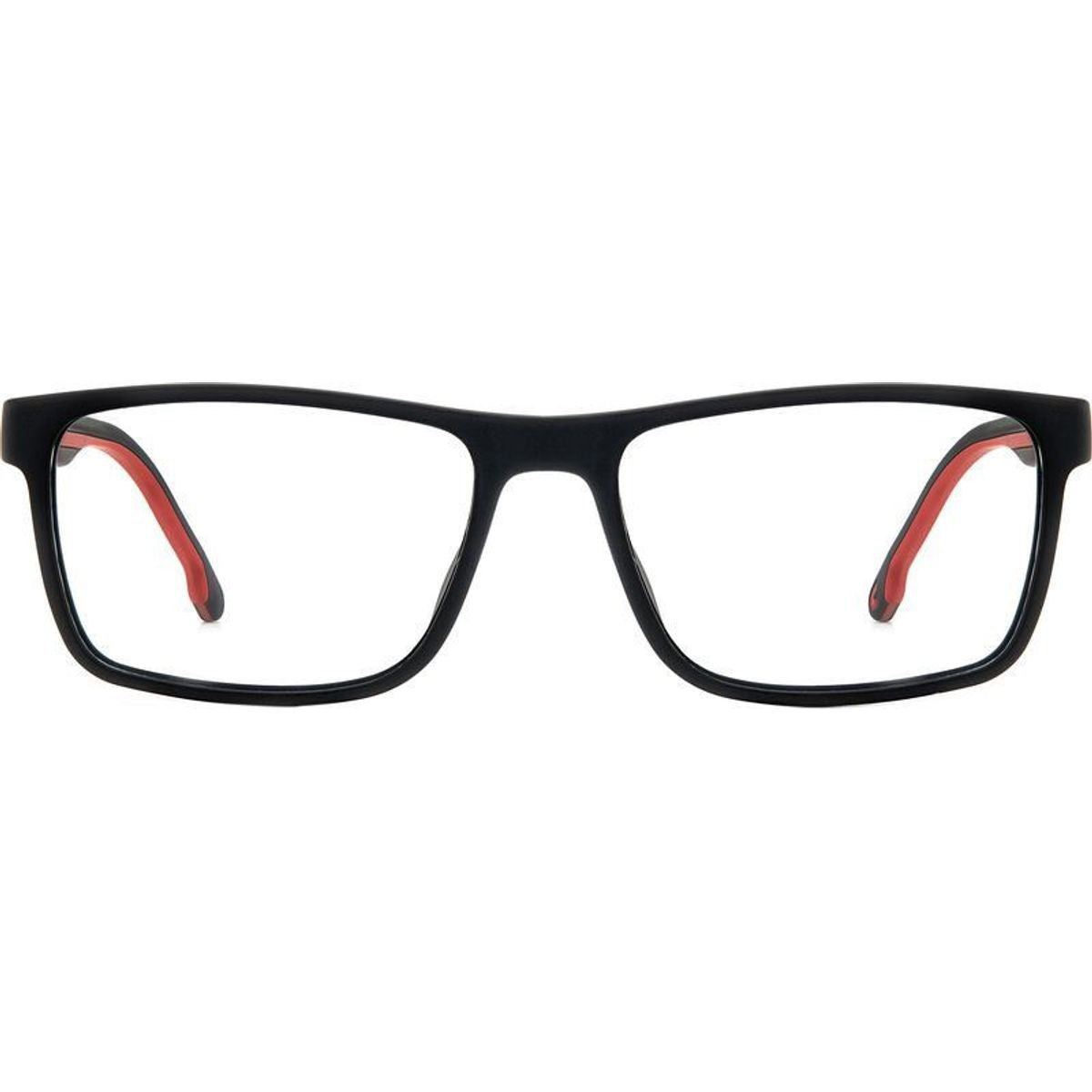 Carrera 8885, Matte Black Red/Clear Lenses