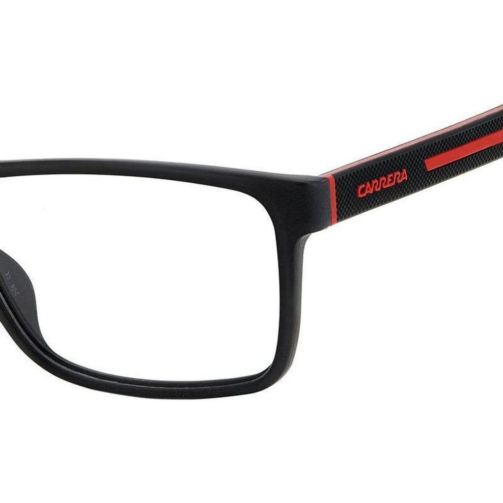 Carrera 8885, Matte Black Red/Clear Lenses