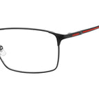 Carrera 8896, Matte Black Red/Clear Lenses