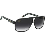 Grand Prix 2/Pat, Black Green/Grey Gradient Polarised Lenses