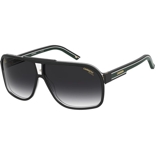 Grand Prix 2/Pat, Black Green/Grey Gradient Polarised Lenses