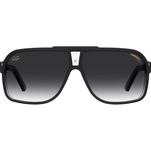 Grand Prix 2/Pat, Black Green/Grey Gradient Polarised Lenses