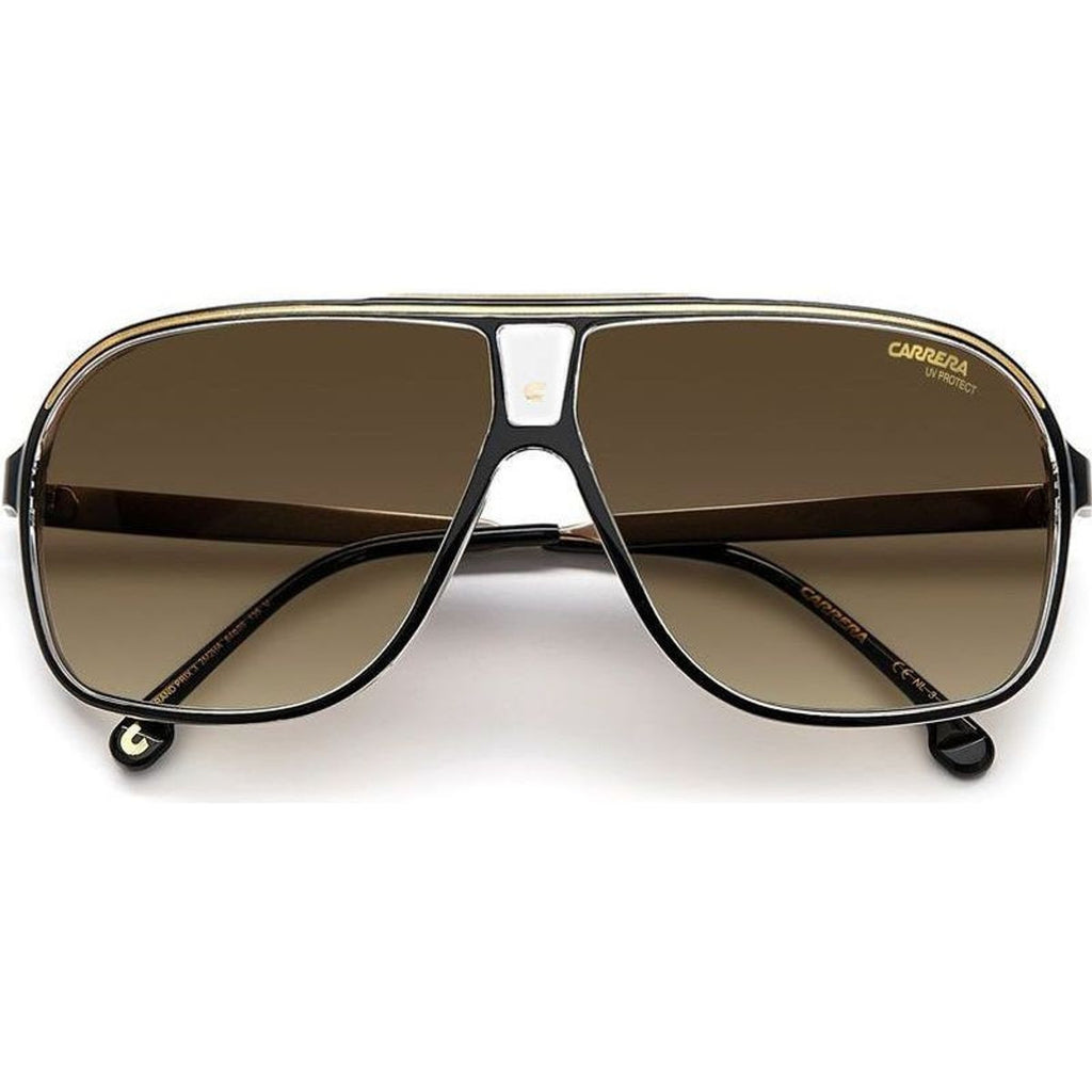 Grand Prix 3, Black Gold/Brown Gradient Lenses