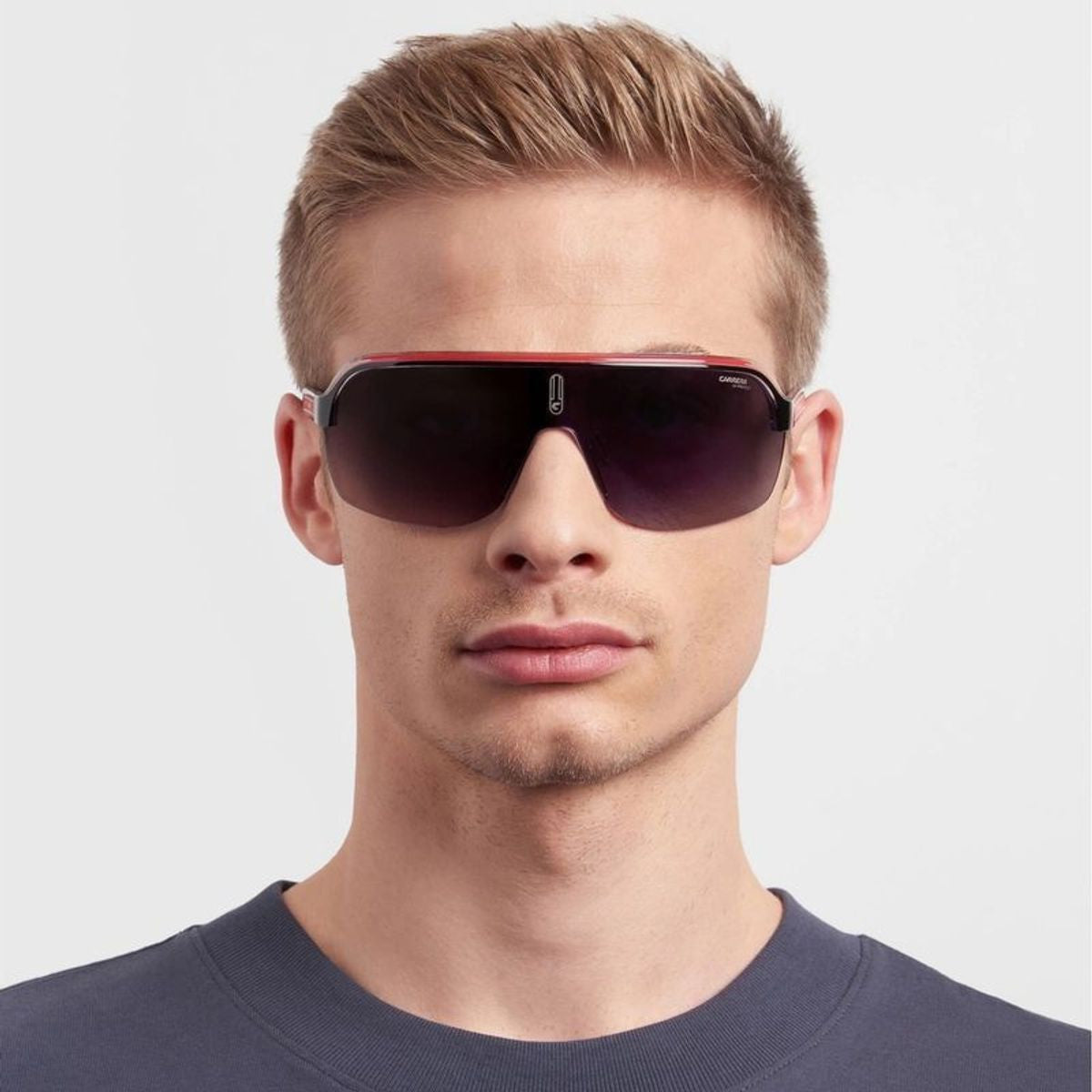 Top Car 1/N, Black and Red/Dark Grey Gradient Lenses
