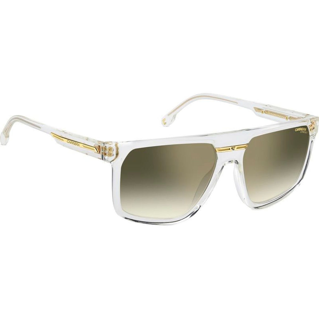 Victory C 14/S, Crystal and Gold/Green Gradient Gold Mirror Lenses