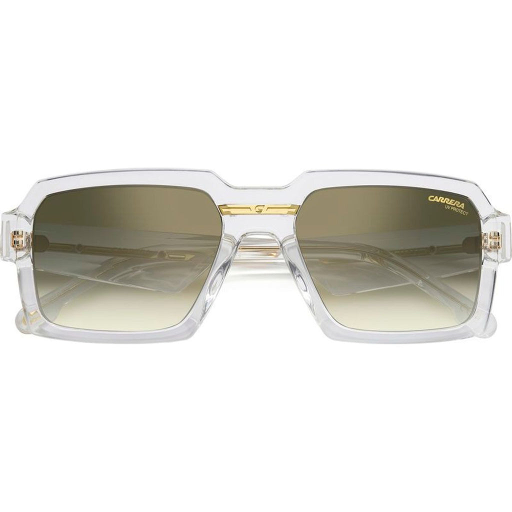 Victory C 15/S, Crystal and Gold/Green Gradient Gold Mirror Lenses
