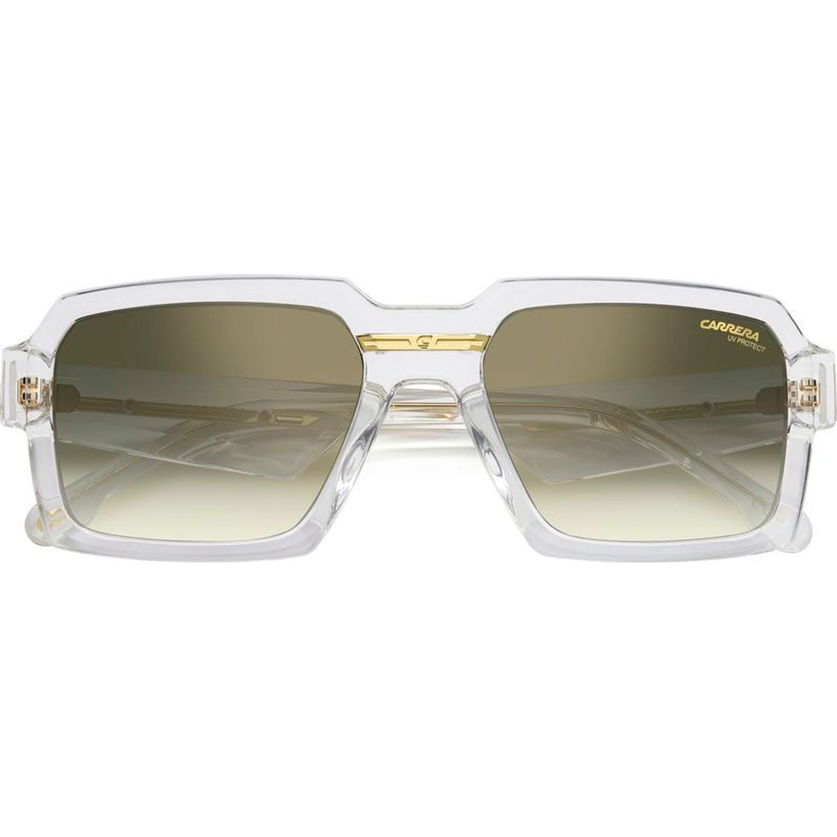 Victory C 15/S, Crystal and Gold/Green Gradient Gold Mirror Lenses