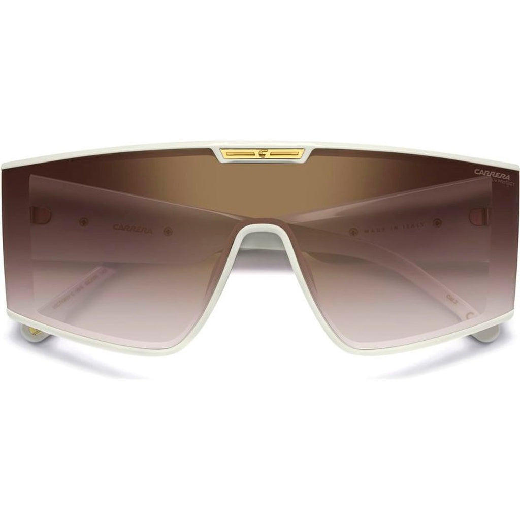 Victory C 18/S, Ivory/Burgundy Gold Mirror Gradient Lenses