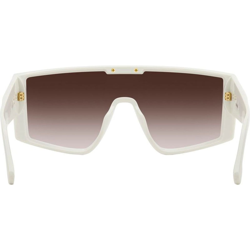 Victory C 18/S, Ivory/Burgundy Gold Mirror Gradient Lenses