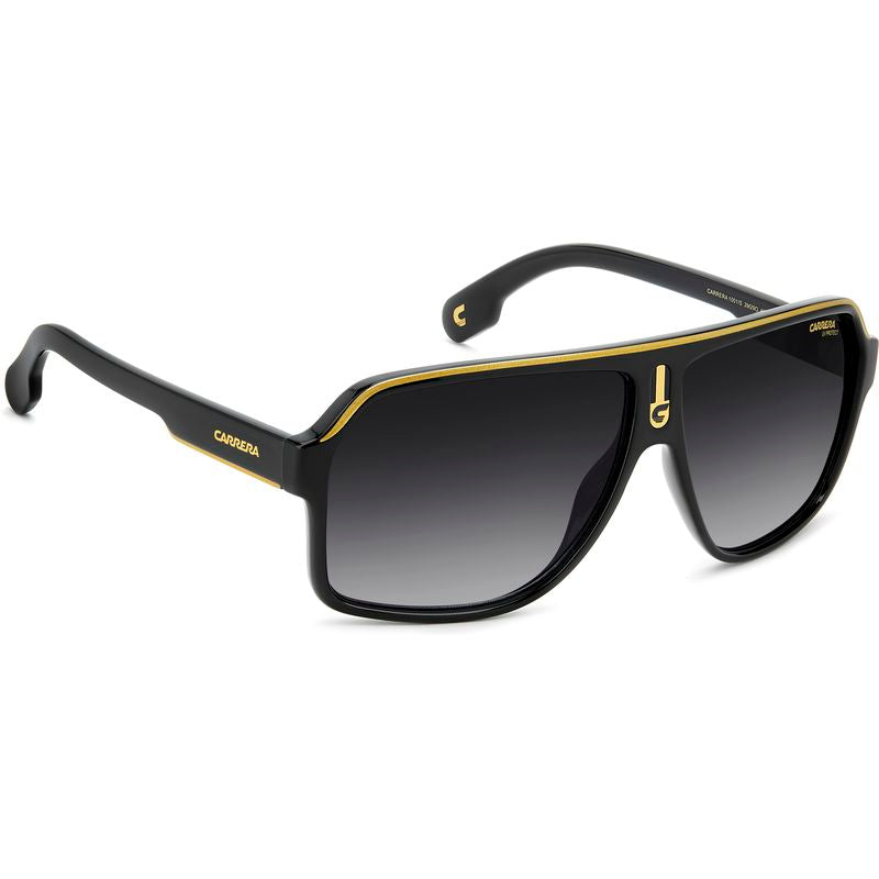 Carrera 1001/S Black and Gold Grey Gradient Angle2