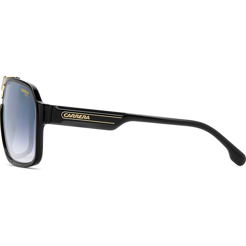 Carrera 1014/S Black and Gold Blue Gradient Side
