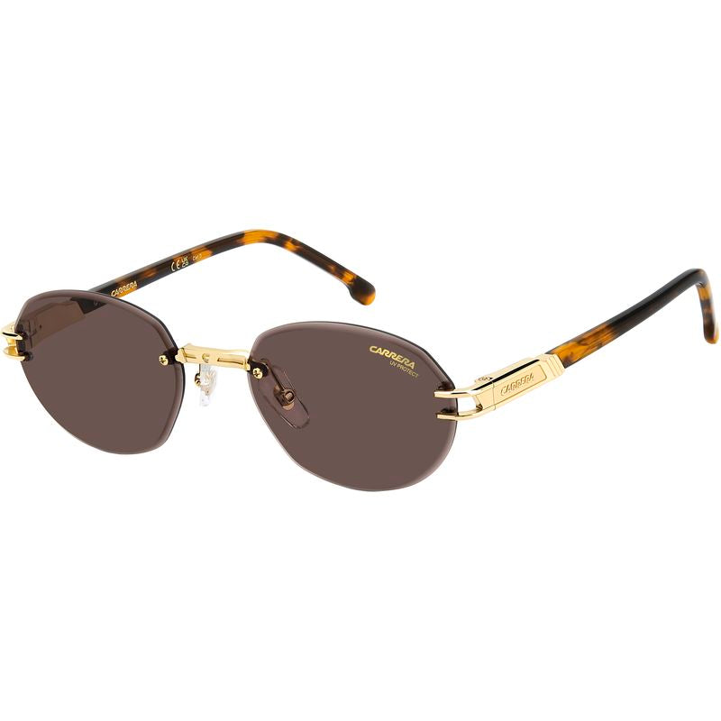 Carrera 1088/S Gold and Havana Brown Angle