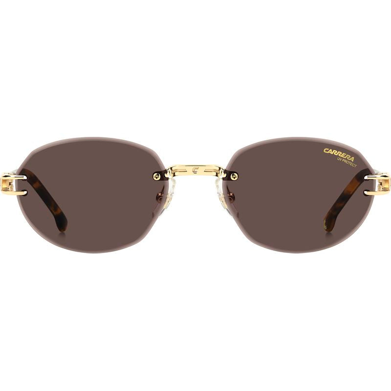 Carrera 1088/S Gold and Havana Brown Front