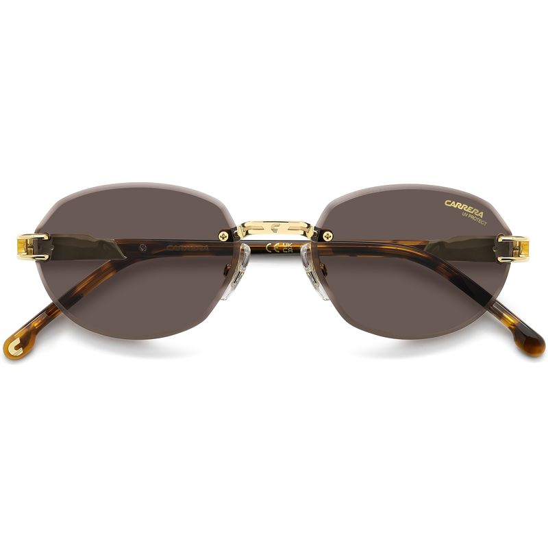 Carrera 1088/S Gold and Havana Brown Front2