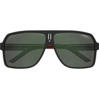 Carrera 27/N/S Matte Black and Red Green Mirror Polarised Front
