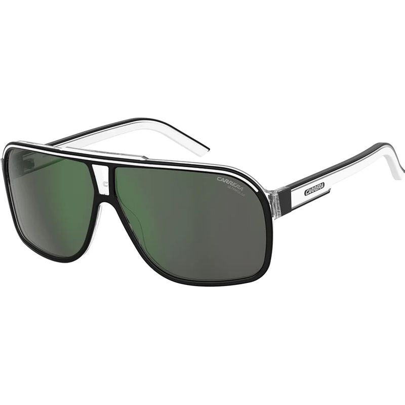 Carrera Granx Prix 2/N/S Black and White Green Mirror Polarised Angle