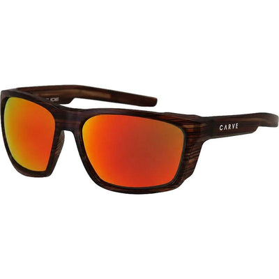 Altitude, Matte Brown Streak/Red Mirror Polarised Lenses