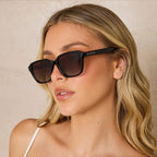 Del Ray, Black/Brown Gradient Polarised Lenses