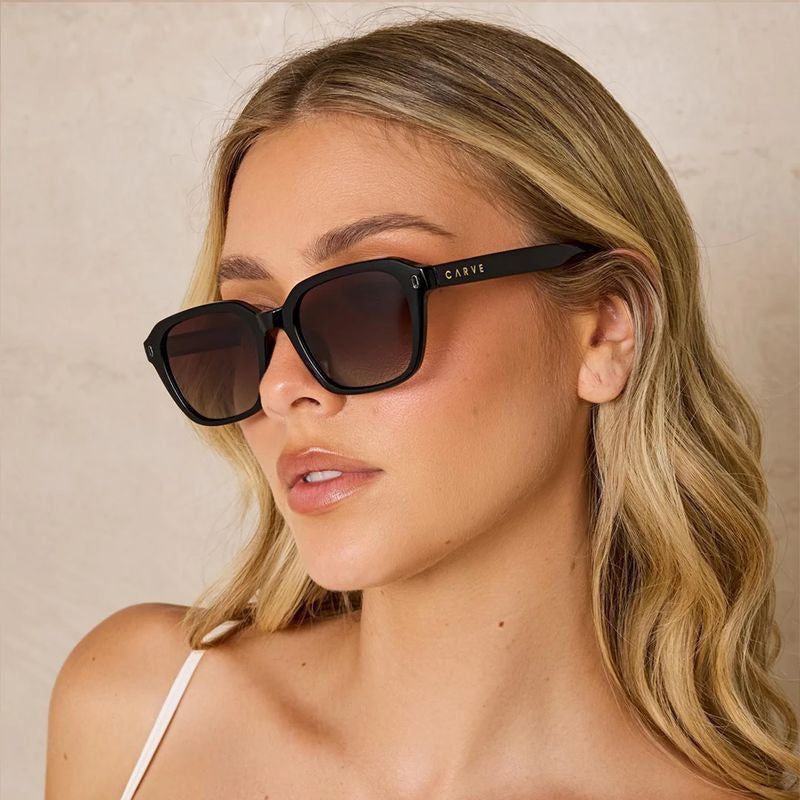 Del Ray, Black/Brown Gradient Polarised Lenses