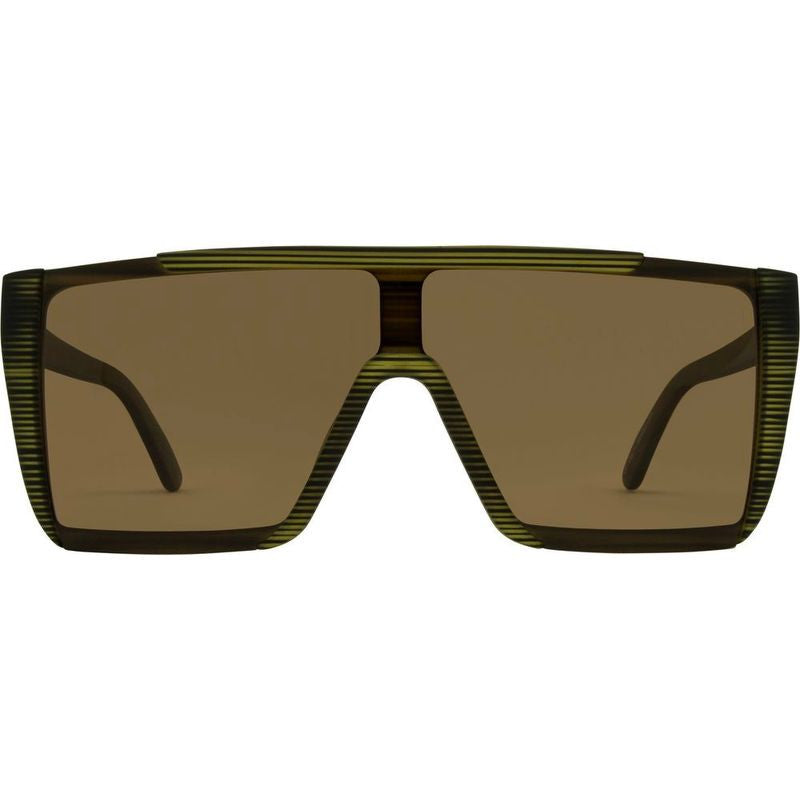 Equinox, Matte Translucent Olive Streak/Brown Polarised Lenses
