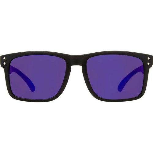 Goblin, Matte Black/Purple Mirror Lenses