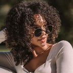 Heidi, Brushed Gold/Dark Grey Lenses