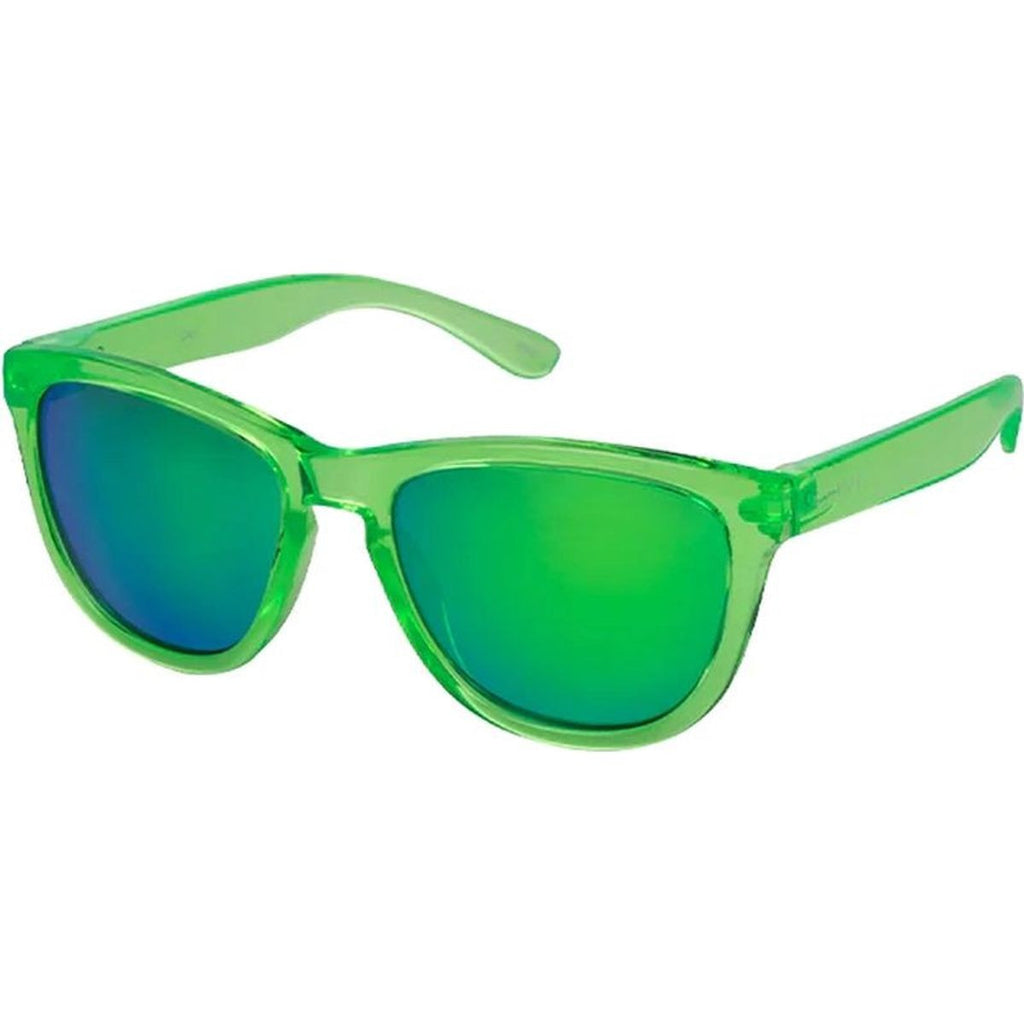 Cali, Crystal Lime/Green Blue Mirror Lenses