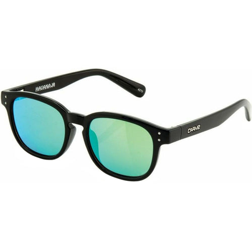 Havana Jr, Gloss Black/Green Iridium Lenses