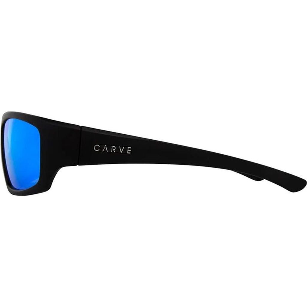 Moray Jr, Matte Black/Blue Mirror Lenses
