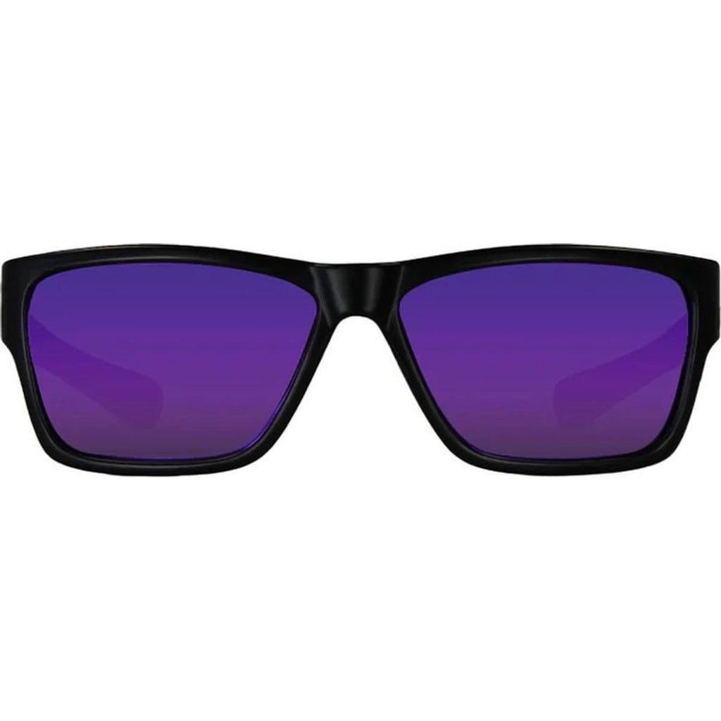 Stinger, Matte Black Printed/Purple Mirror Lenses