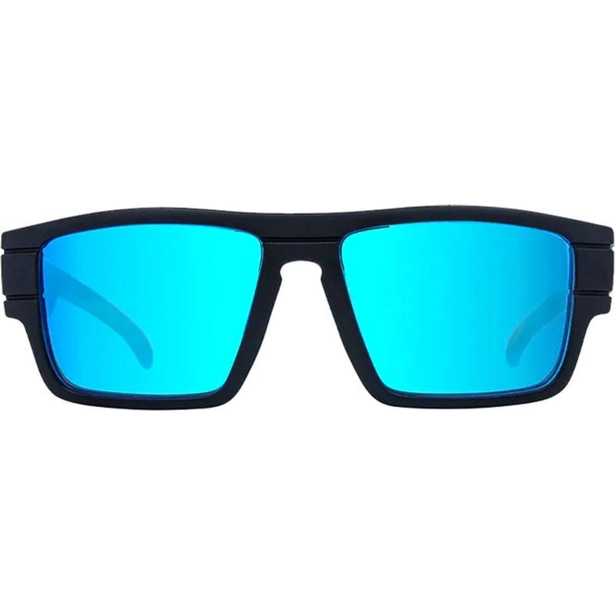 Sublime Jr, Black and Crystal Blue/Blue Mirror Lenses