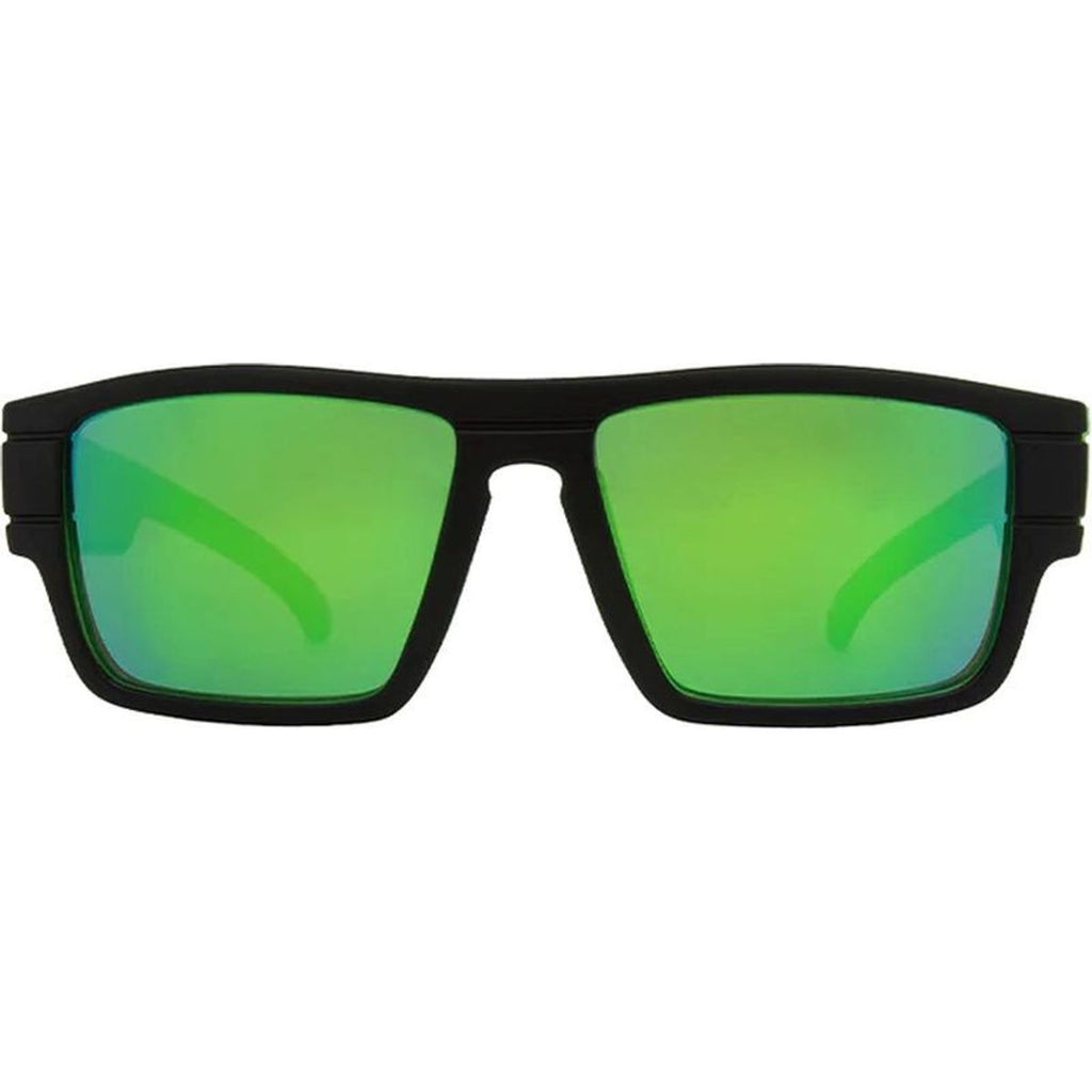 Sublime Jr, Matte Black with Lime/Lime Mirror Lenses