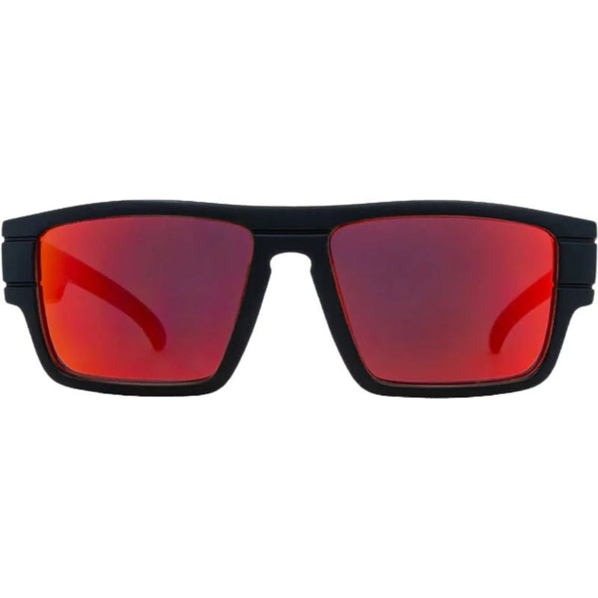 Sublime Jr, Matte Black and Red/Red Mirror Lenses